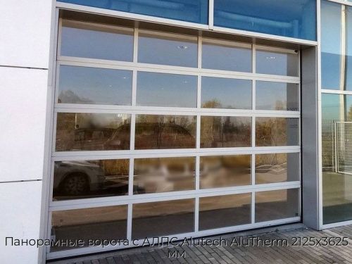 Панорамные ворота с АЛПС Alutech AluTherm 2125х3625 мм 1