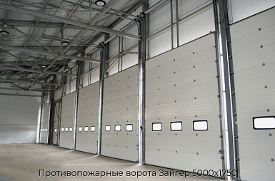 Противопожарные ворота Зайгер 5000х1750