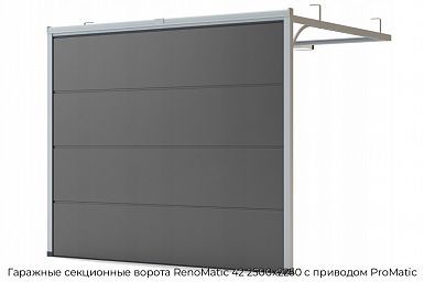 Гаражные секционные ворота RenoMatic 42 2500х2250 с приводом ProMatic