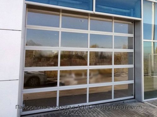 Панорамные ворота с АЛПС Alutech AluTherm 1875х2625 мм 1