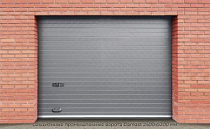 Секционные промышленные ворота Damast 2400х5200 мм preview 1