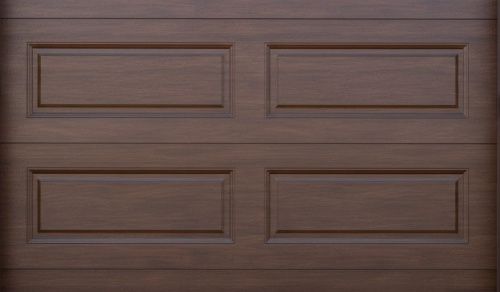 Панели для полотна секционных ворот DoorHan «Филенка, шаг 230 мм» дерево/стукко 1