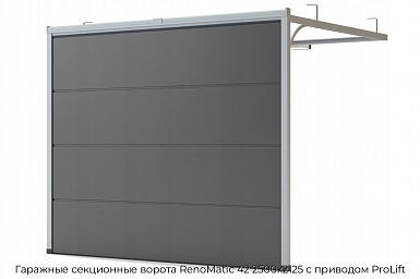 Гаражные секционные ворота RenoMatic 42 2500х2125 с приводом ProLift
