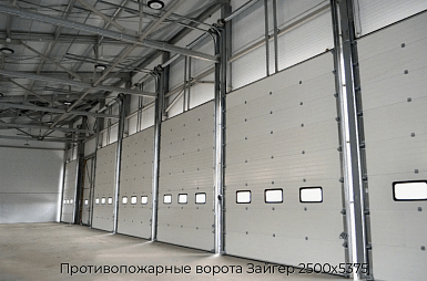 Противопожарные ворота Зайгер 2500х5375