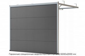 Гаражные секционные ворота Hormann LPU 42 6000х2000 мм preview 1
