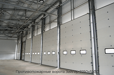 Противопожарные ворота Зайгер 2250х5500